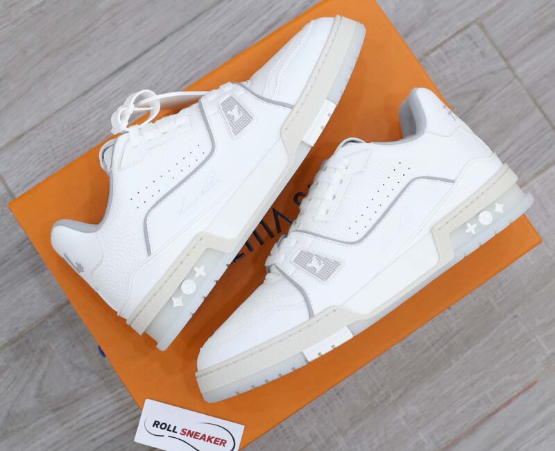 Louis Vuitton Lv Trainer #54 Signature White