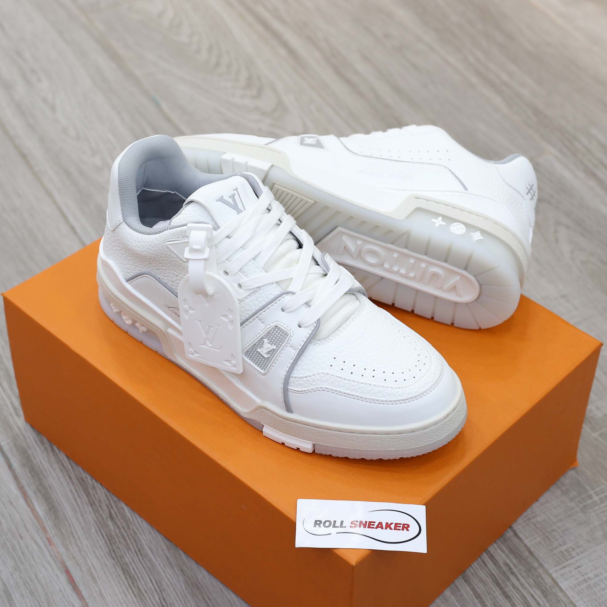 Louis Vuitton Lv Trainer #54 Signature White