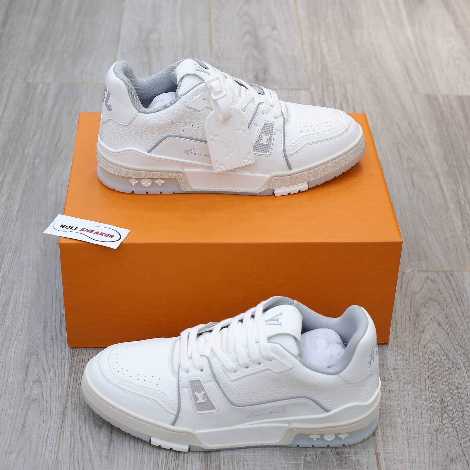 Louis Vuitton Lv Trainer #54 Signature White