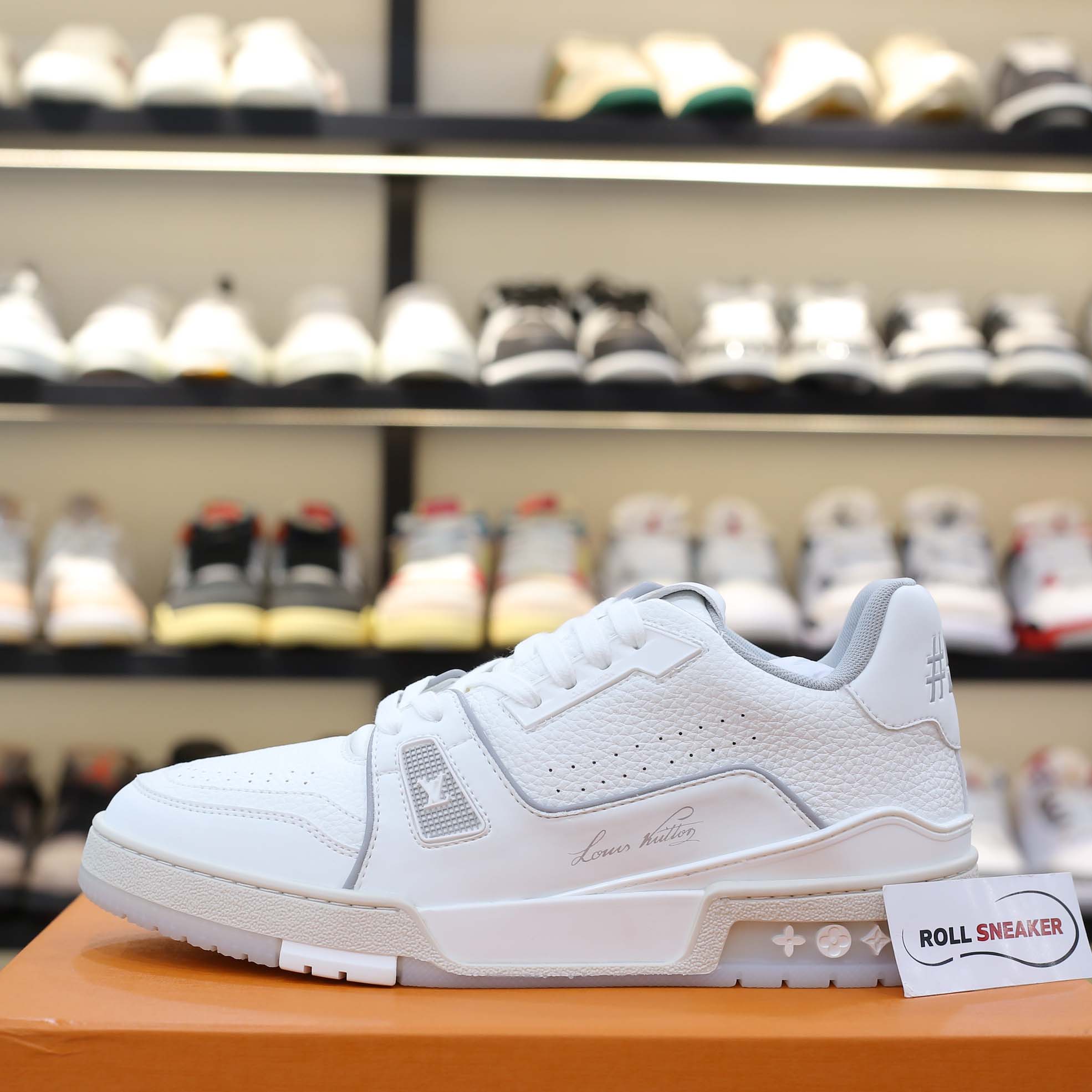 Louis Vuitton Lv Trainer #54 Signature White