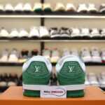 Louis Vuitton LV Trainer Green Monogram Denim