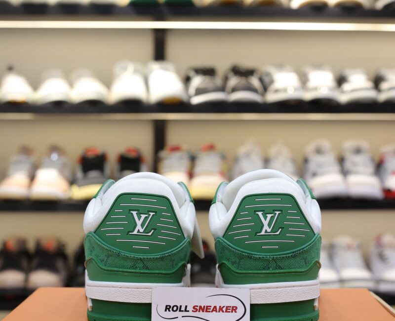 Louis Vuitton LV Trainer Green Monogram Denim