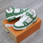 Louis Vuitton LV Trainer Green Monogram Denim