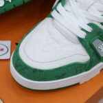 Louis Vuitton LV Trainer Green Monogram Denim