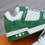 Louis Vuitton LV Trainer Green Monogram Denim