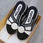 Louis Vuitton LV Trainer Monogram Denim Black