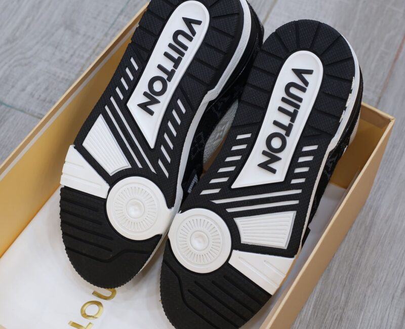 Louis Vuitton LV Trainer Monogram Denim Black