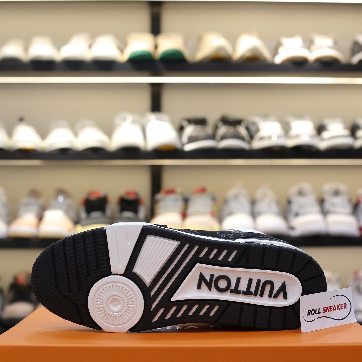 Louis Vuitton LV Trainer Monogram Denim Black