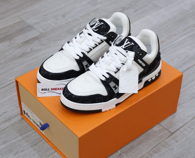 Louis Vuitton LV Trainer Monogram Denim Black