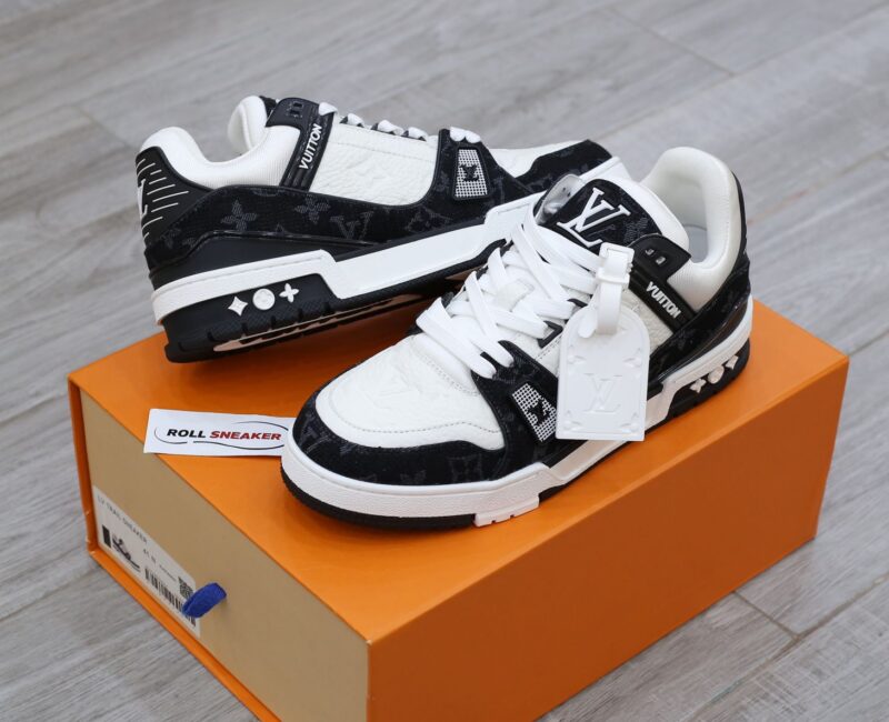 Louis Vuitton LV Trainer Monogram Denim Black