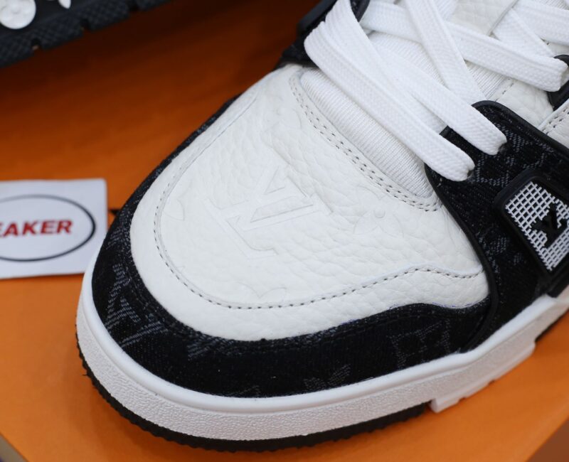 Louis Vuitton LV Trainer Monogram Denim Black