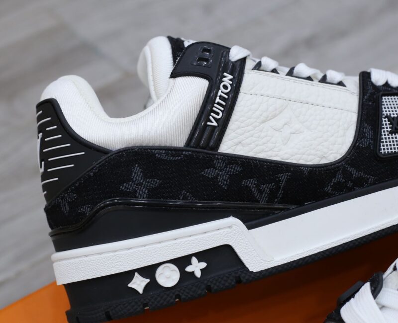Louis Vuitton LV Trainer Monogram Denim Black
