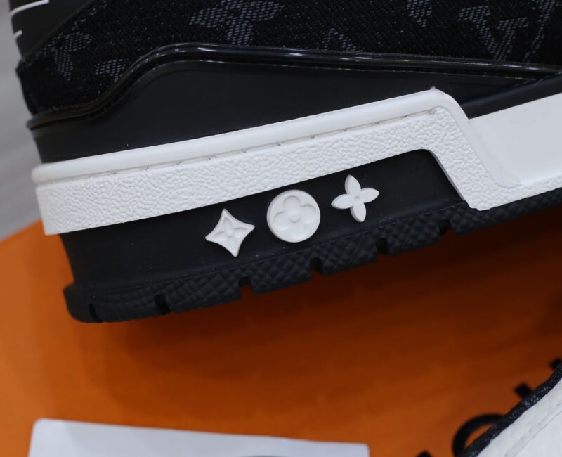 Louis Vuitton LV Trainer Monogram Denim Black