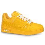 Giày Louis Vuitton LV Trainer Yellow Leather Monogram Best Quality