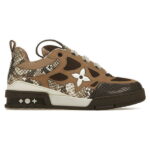 Louis Vuitton Skate Sneaker Brown Snakeskin