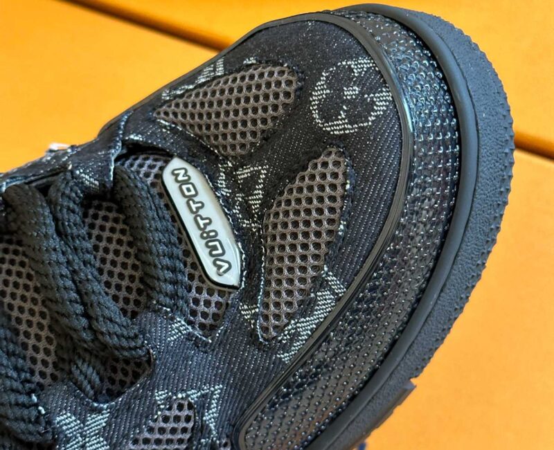 Louis Vuitton Skate Trainer Black Swarovski Monogran Best Quality