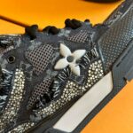 Louis Vuitton Skate Trainer Black Swarovski Monogran Best Quality