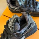 Louis Vuitton Skate Trainer Black Swarovski Monogran Best Quality