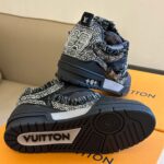 Louis Vuitton Skate Trainer Black Swarovski Monogran Best Quality
