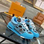 Louis Vuitton Skate Trainer Blue Brown Best Quality