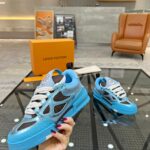 Louis Vuitton Skate Trainer Blue Brown Best Quality