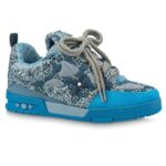 Louis Vuitton Skate Trainer Blue Swarovski Monogram