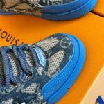 Louis Vuitton Skate Trainer Blue Swarovski Monogram Best Quality
