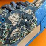Louis Vuitton Skate Trainer Blue Swarovski Monogram Best Quality