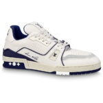 Giày Louis Vuitton Lv Trainer #54 Signature Marine Blue Like Auth