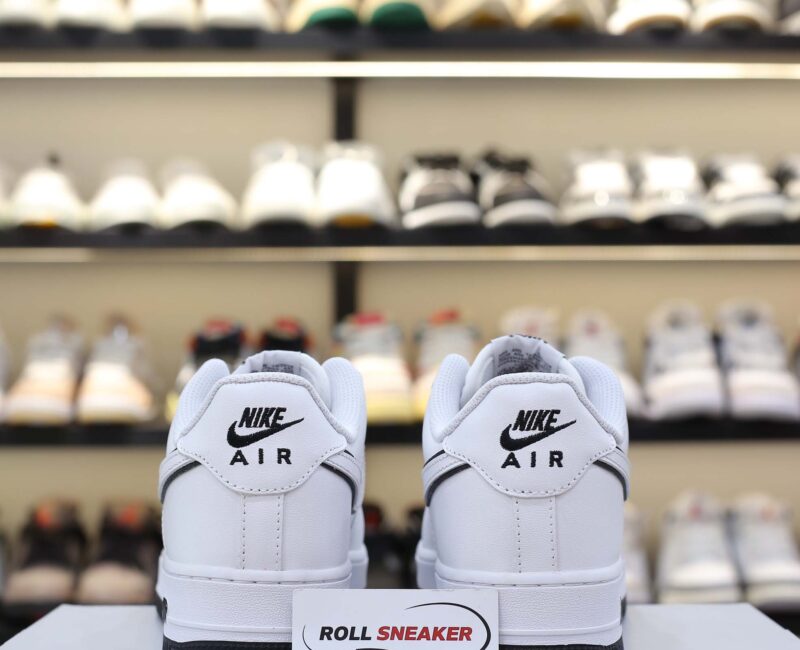 Nike Air Force 1 ’07 Low ‘White Black Outline Swoosh’