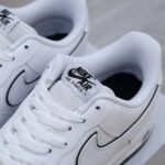 Nike Air Force 1 ’07 Low ‘White Black Outline Swoosh’
