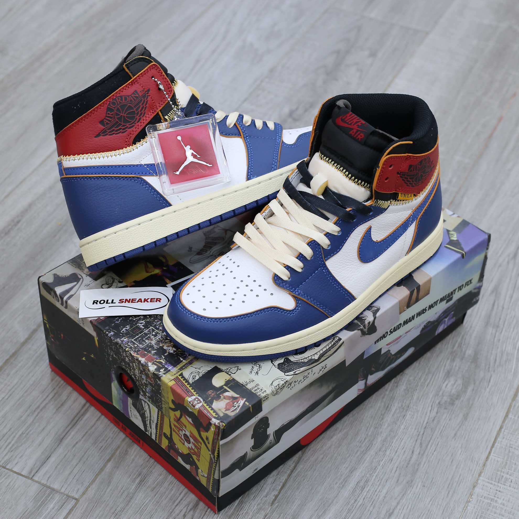 Nike Air Jordan 1 Retro High Union Los Angeles Blue Toe
