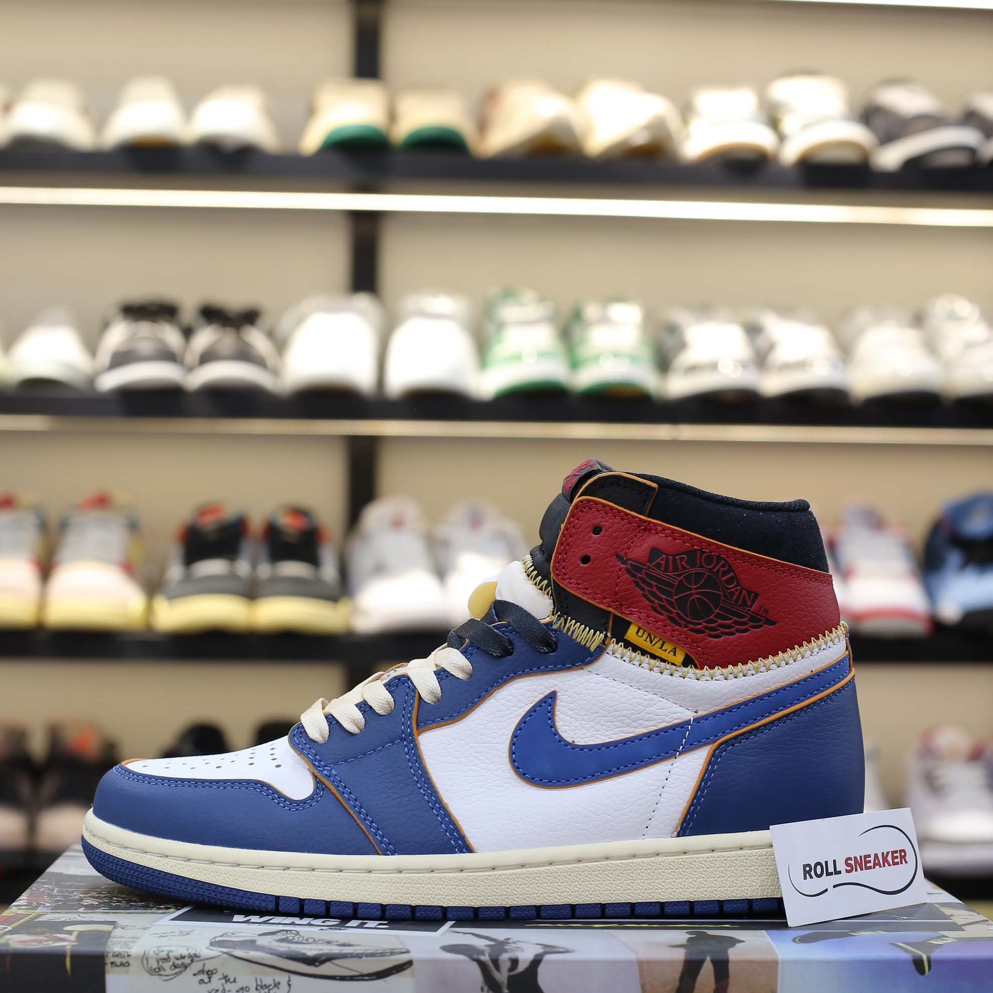 Nike Air Jordan 1 Retro High Union Los Angeles Blue Toe