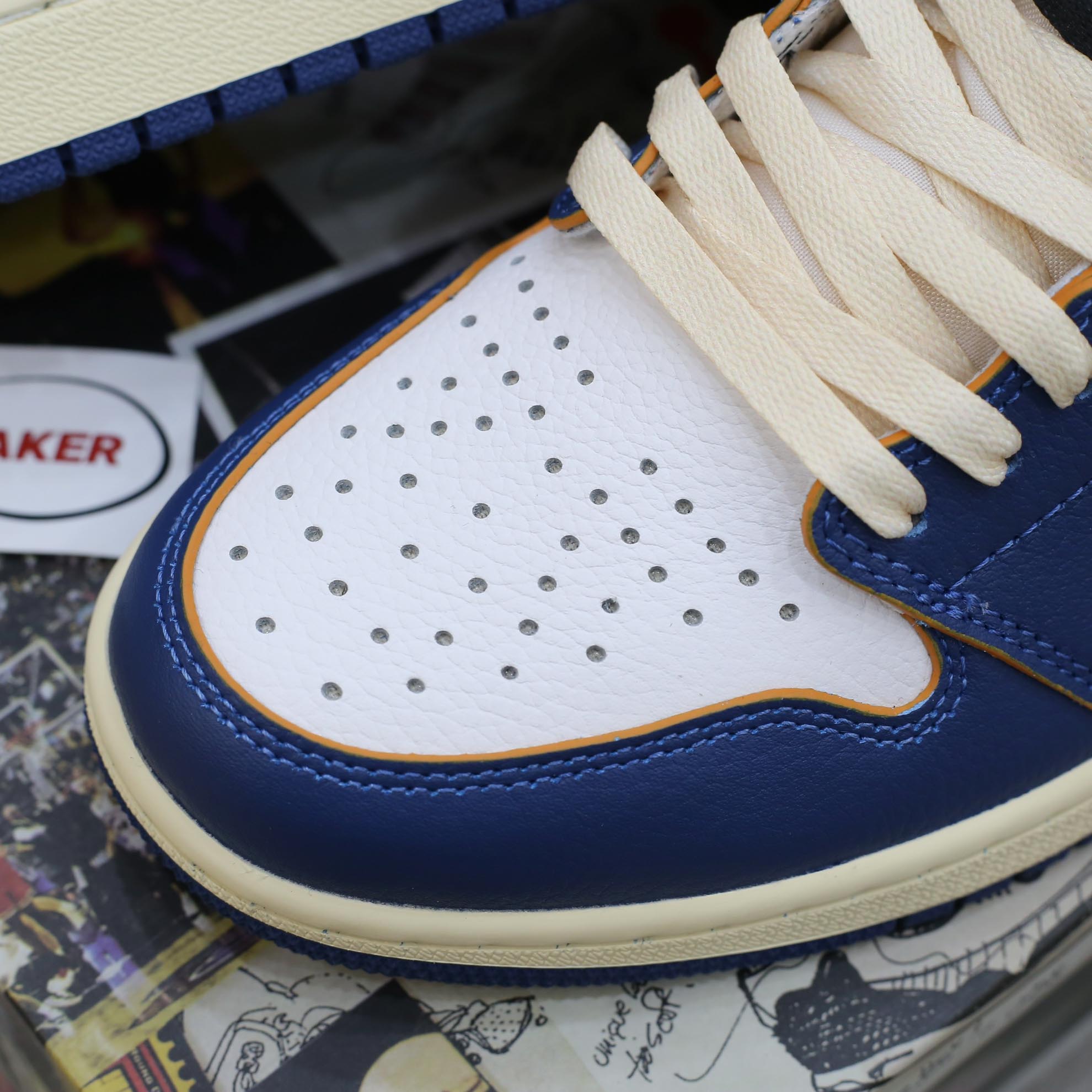 Nike Air Jordan 1 Retro High Union Los Angeles Blue Toe