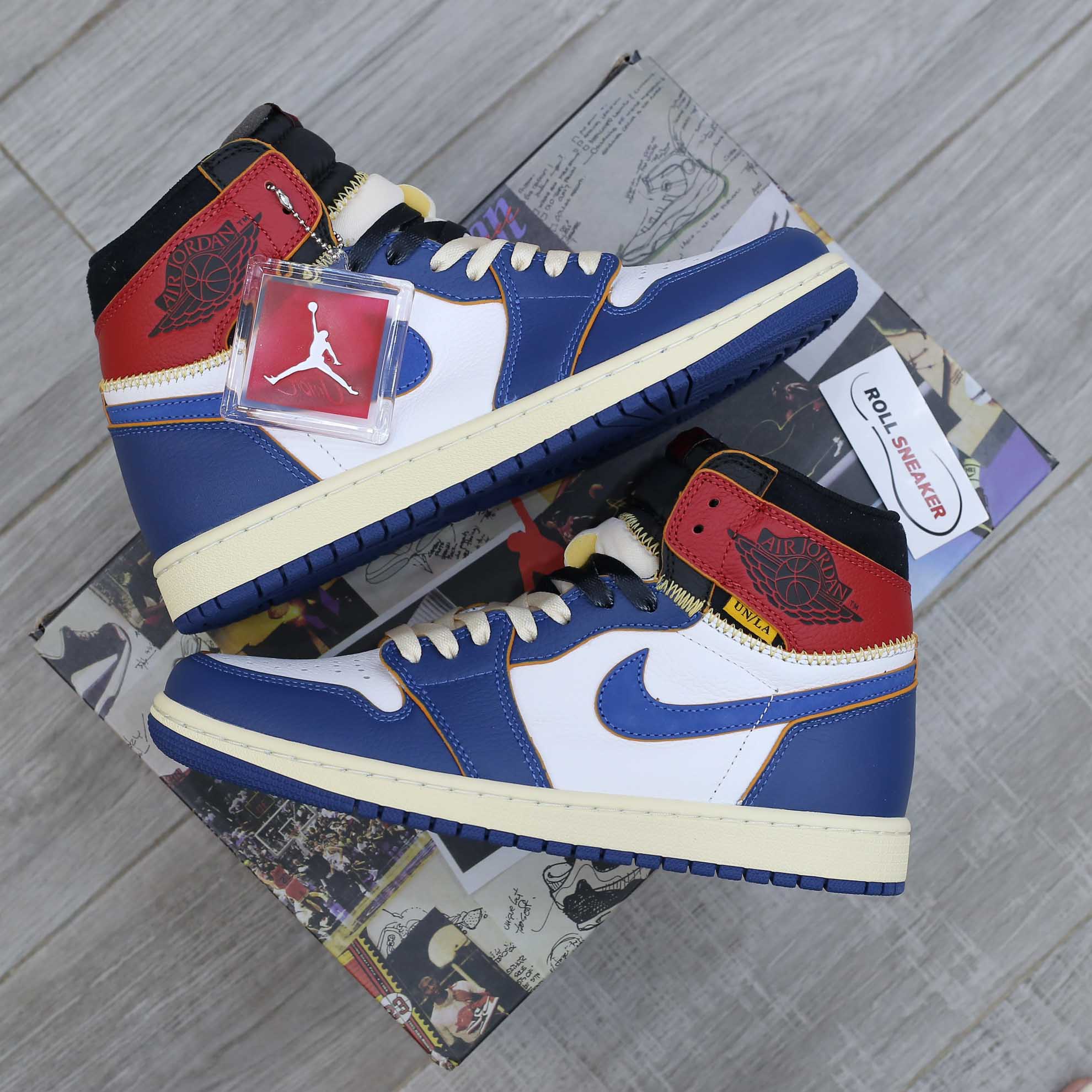 Nike Air Jordan 1 Retro High Union Los Angeles Blue Toe