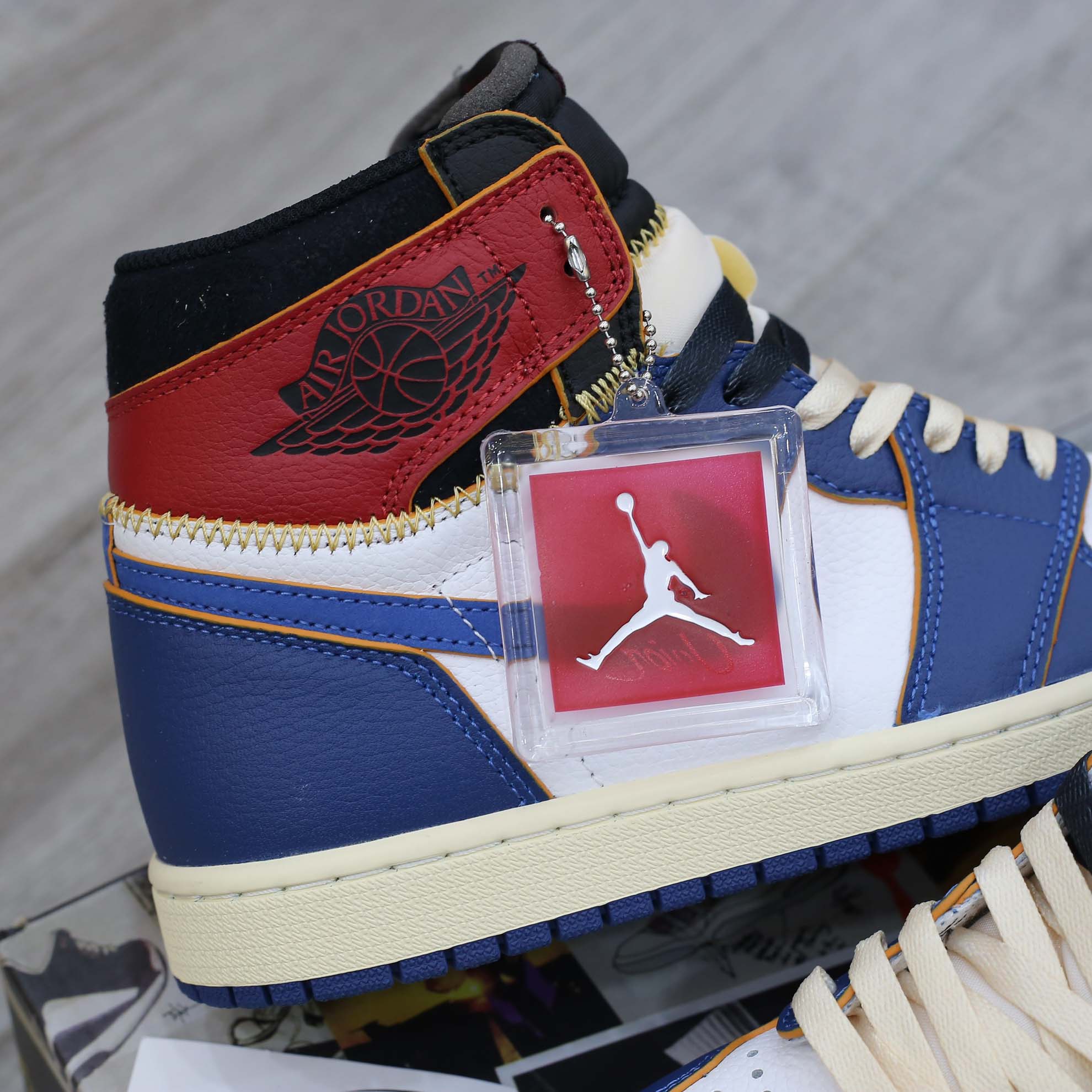 Nike Air Jordan 1 Retro High Union Los Angeles Blue Toe