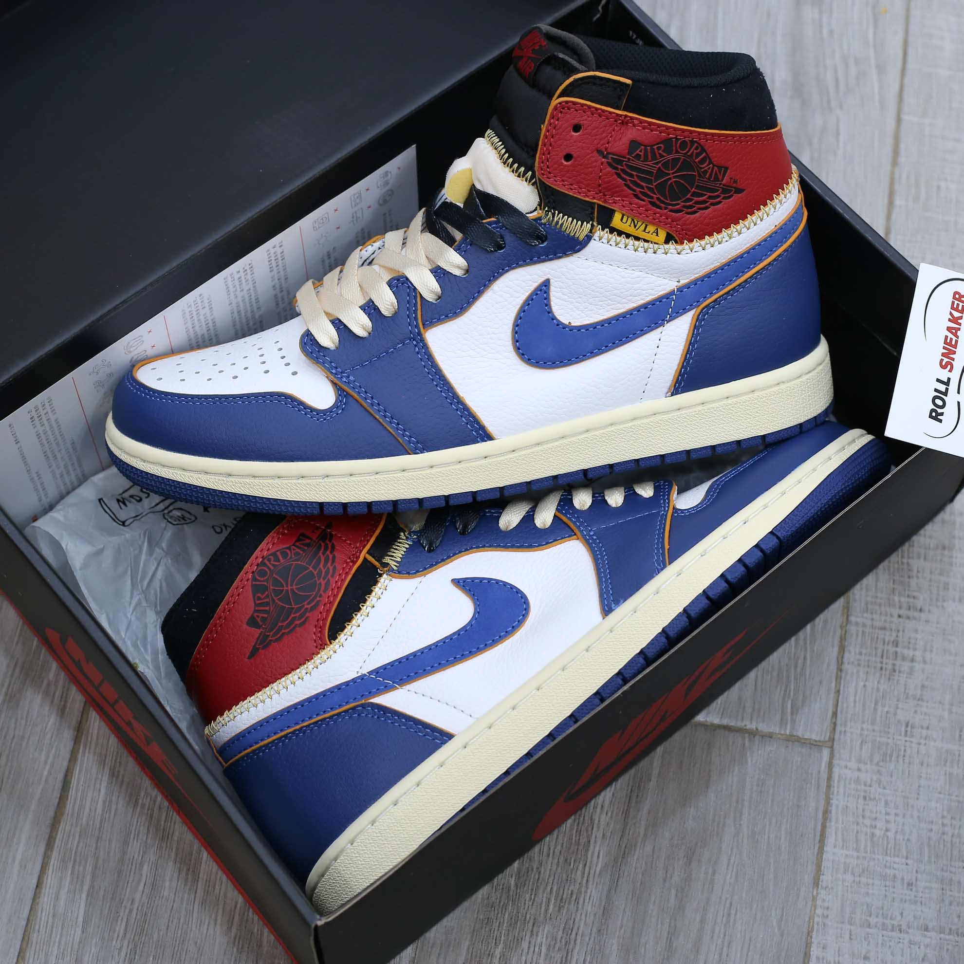 Nike Air Jordan 1 Retro High Union Los Angeles Blue Toe
