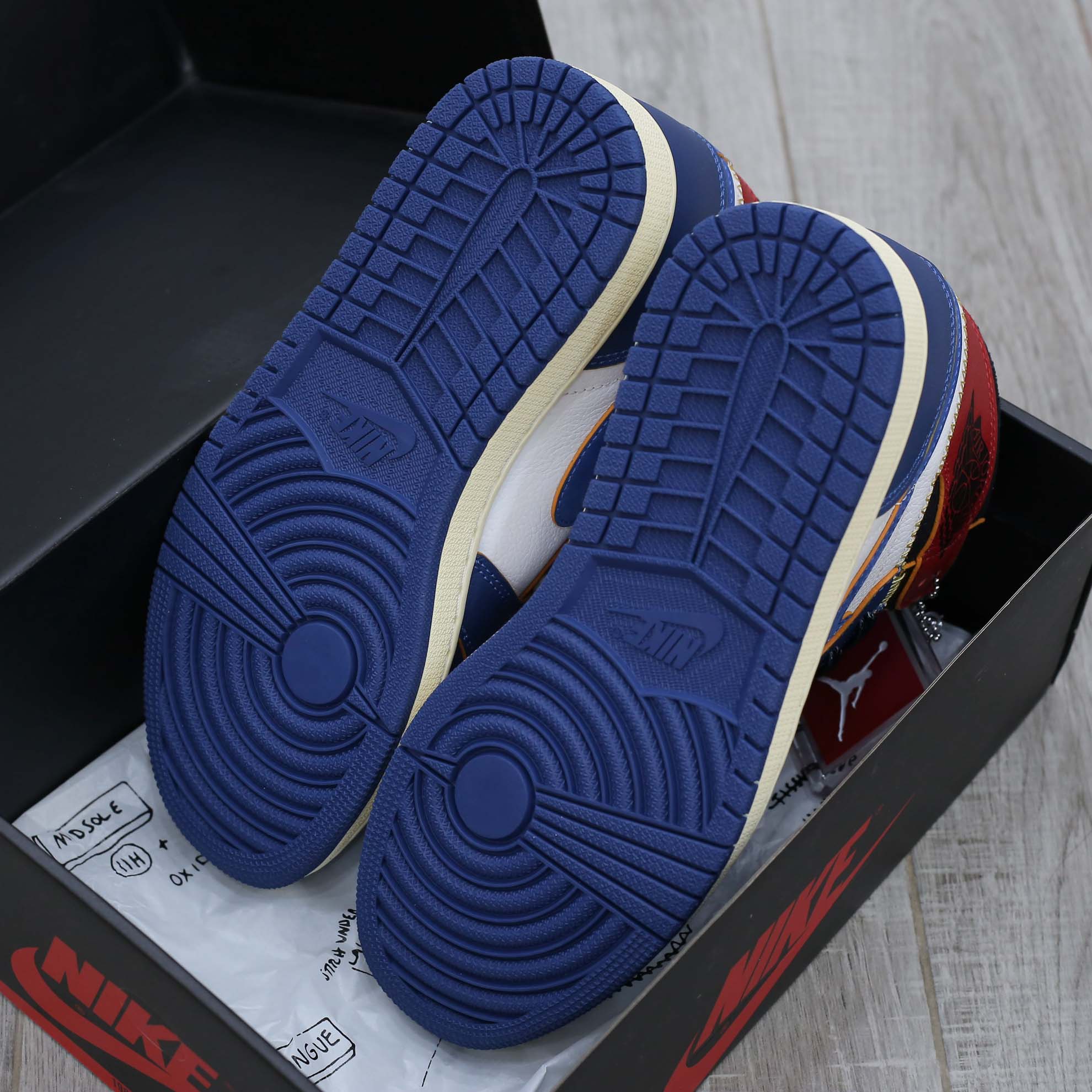 Nike Air Jordan 1 Retro High Union Los Angeles Blue Toe