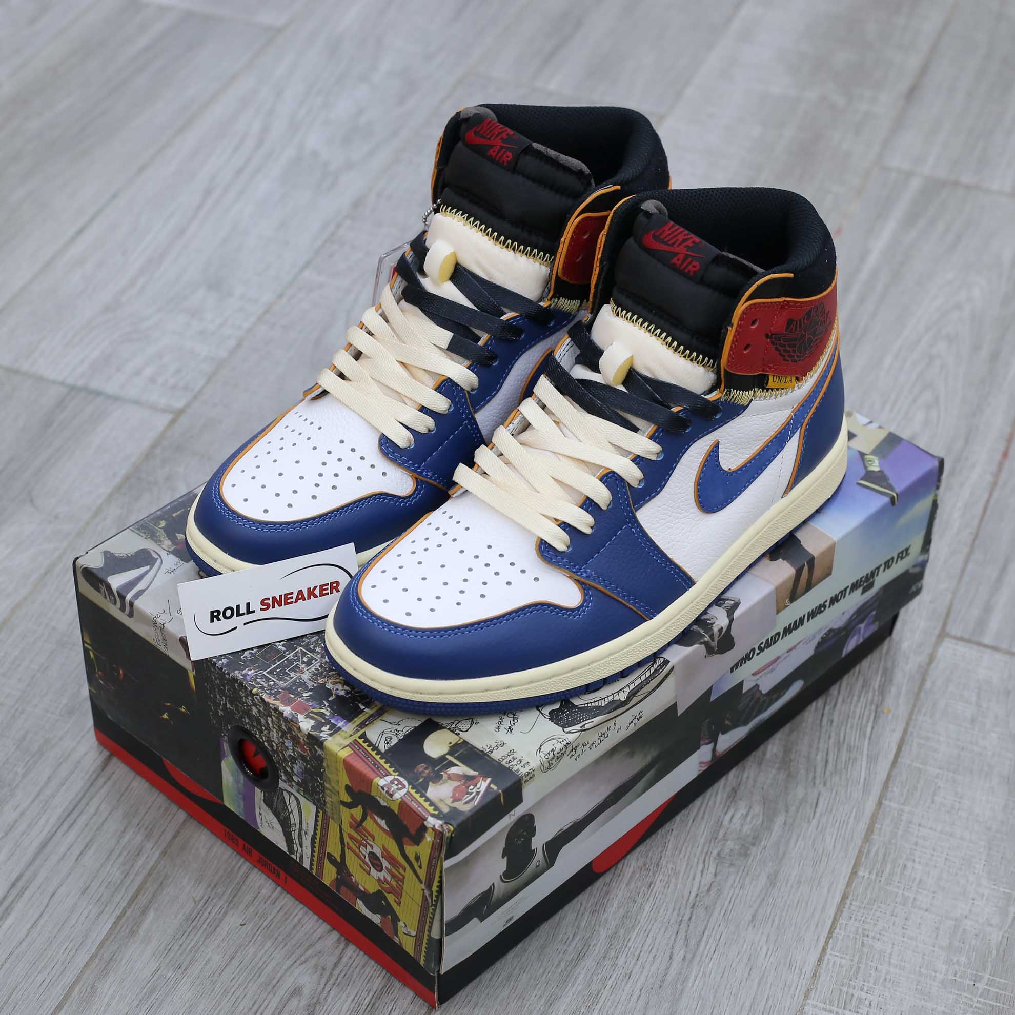 Nike Air Jordan 1 Retro High Union Los Angeles Blue Toe