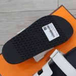 Dép Hermes Chypre Sandal Blanc Smooth Calfskin Leather Best Quality