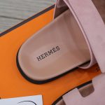 Dép Hermes Chypre Sandal Light Pink Suede Best Quality