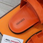 Dép Hermes Chypre Sandal Orange Suede