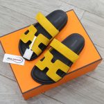 Dép Hermes Chypre Sandal Yellow Suede