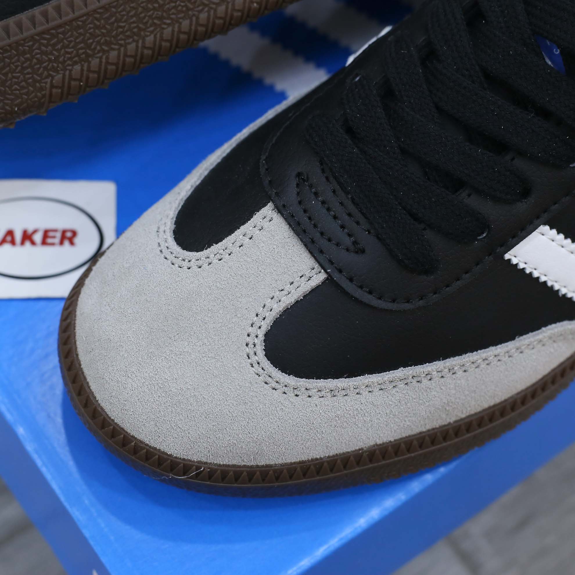 Giày Adidas Samba Vegan Black Gum