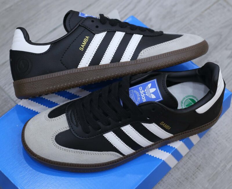 Giày Adidas Samba Vegan Black Gum