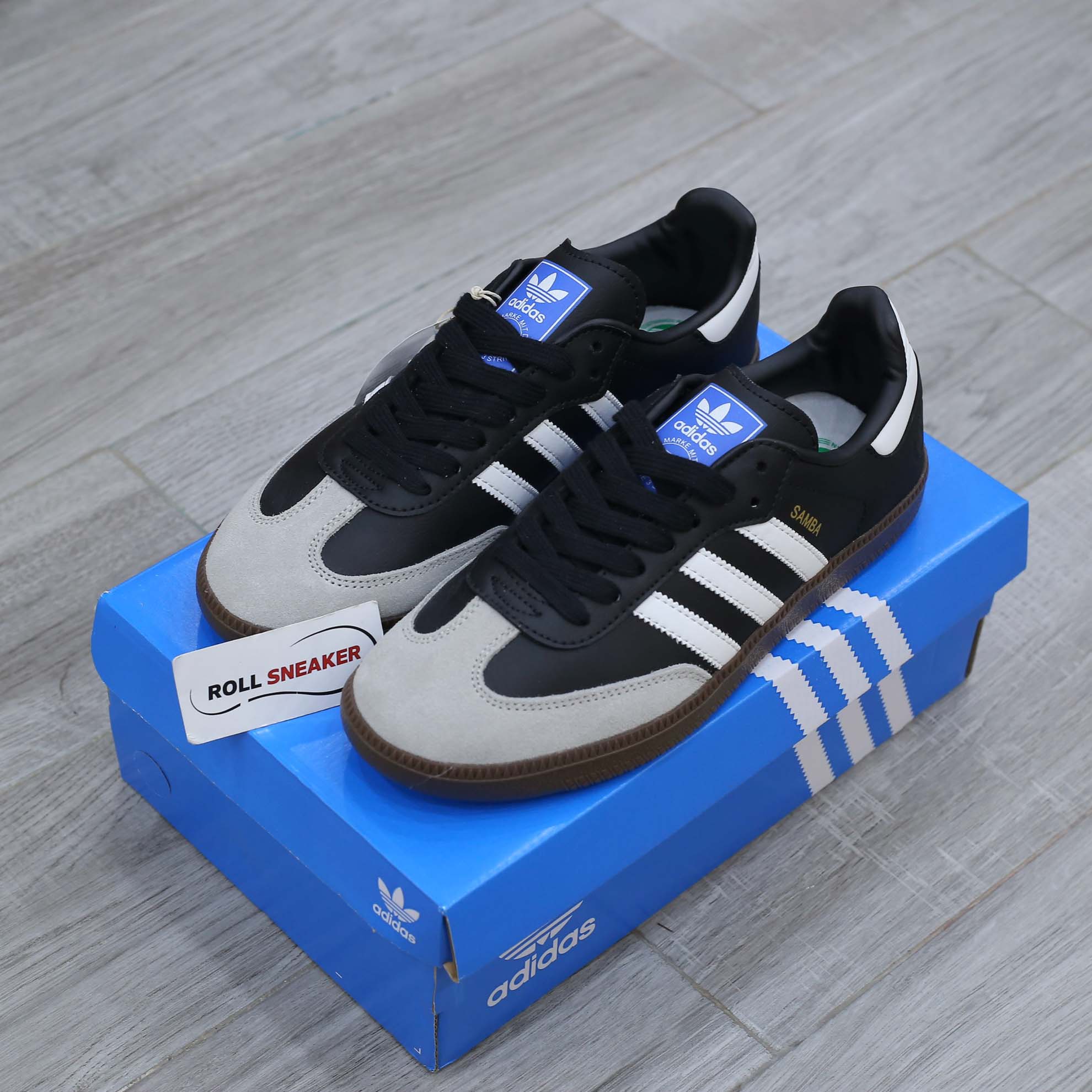 Giày Adidas Samba Vegan Black Gum