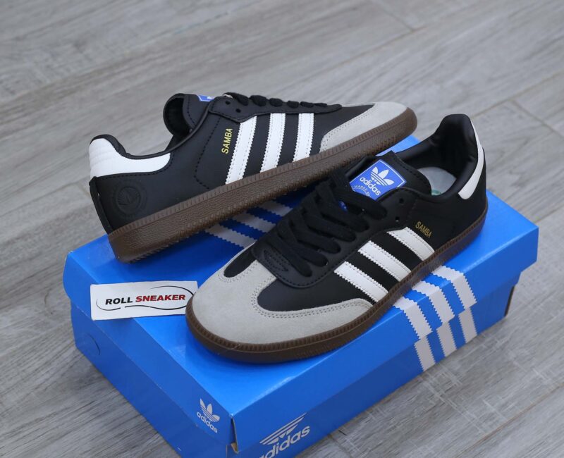 Giày Adidas Samba Vegan Black Gum