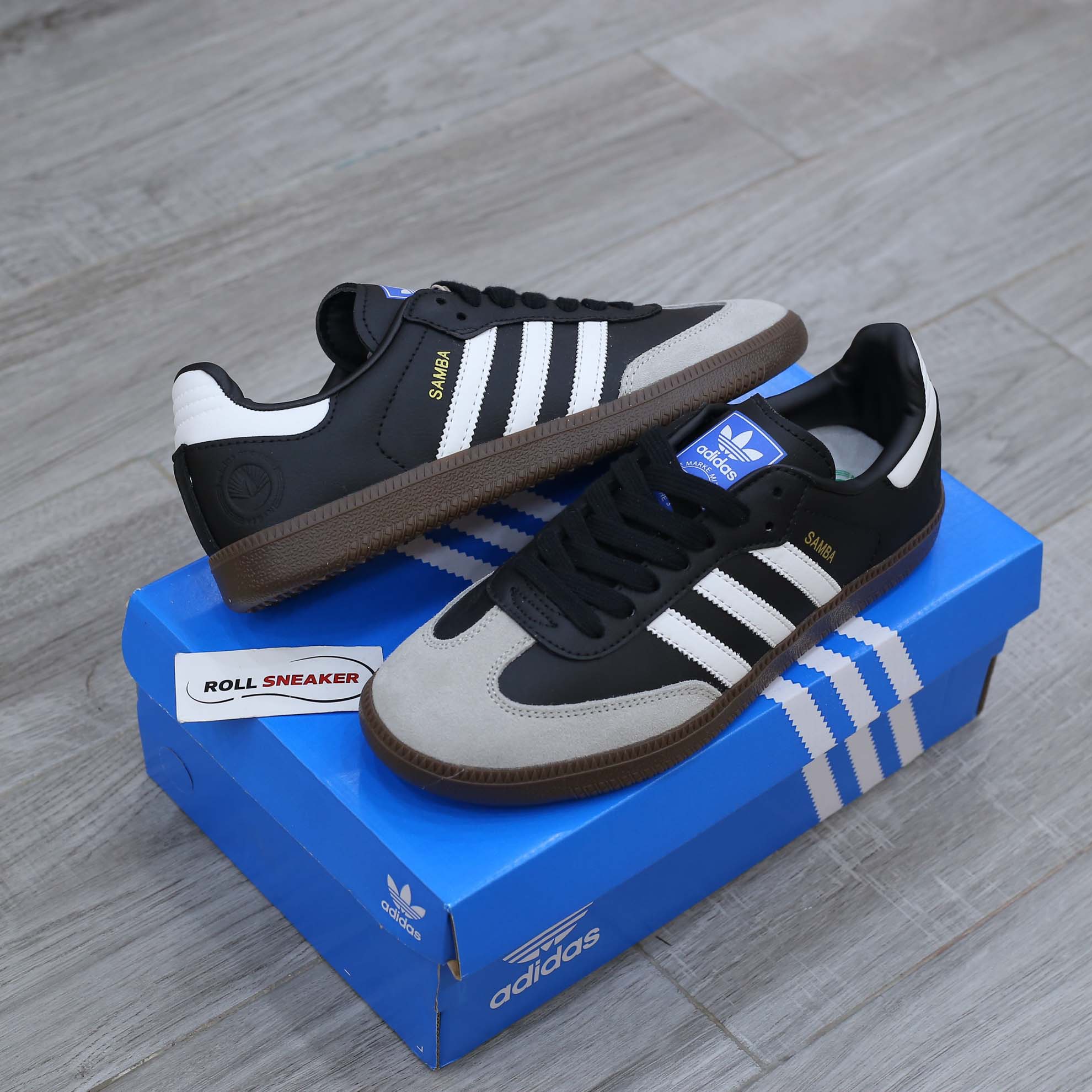 Giày Adidas Samba Vegan Black Gum