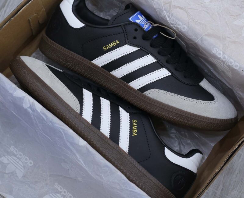 Giày Adidas Samba Vegan Black Gum