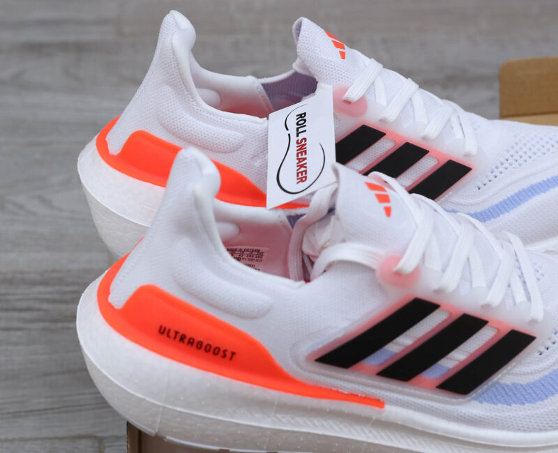 Giày Adidas Wmns UltraBoost 23 Light 'White Solar Red' Like Auth